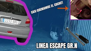 🔥☠️ CASI QUEMAMOS EL PEUGEOT 206....// ESCAPE GR.N // 206 xs 1.6 16v 🔥