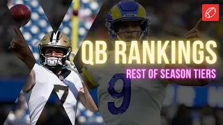 Rest of Season Tiers | Fantasy QB Rankings