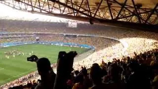 Brazil-Chile Game Winning Crowd Reaction at Estadio Mineirao World Cup 2014