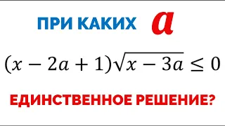 Сможешь решить смешанное неравенство параметром?