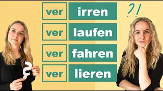 Was ist der Unterschied zwischen diesen Verben? Verlaufen, verfahren, verirren und verlieren