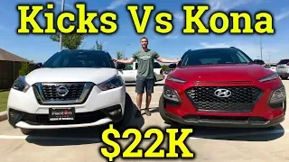 Comparison: 2018 Nissan Kicks Vs. 2018 Hyundai Kona ($22k each!)