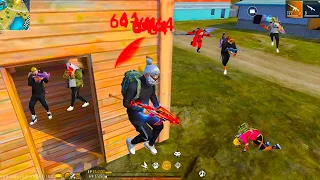 nonstop 🔥insane 90%Headshot Rate ⚡| Solo Vs Squad Full Gameplay | Poco x3 Pro 📲 FreeFire