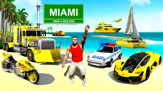 Collecting SECRET VEHICLES in MIAMI in GTA 5!