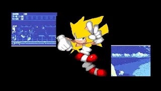 SUPER SAWNIC (unofficial Newtrogic Panic Super Sonic mod for S3AIR) release trailer