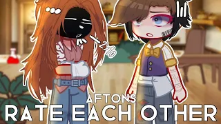 |•Aftons rate each other•|•Gacha FNAF•|•Afton family•|•Gacha•|•Gacha Afton