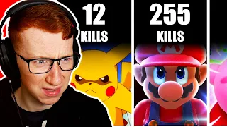 How many kills do Nintendo heros have?