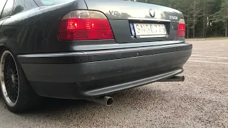 BMW E38 750 5.4 V12 Exhaust Sound