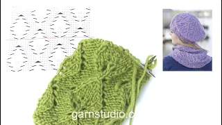How to knit A.5 in DROPS 165-39