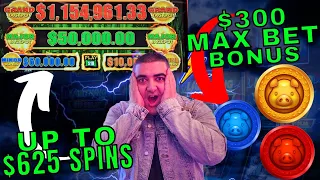 I Put $70,000 In Slots & Gambled Up To $625 Spins