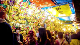 💖 Shinjuku Walk in Tokyo 💖🎯🍡 Japanese Festival ♪ 🤹‍♀️🏮🐶📺 4K ASMR Nonstop 1 hour 06 minutes ⌚