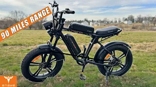 Engwe M20 DUAL Battery Electric Bike Review - Ultra Poweful Ebike and Budget Super73