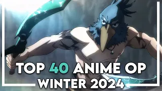 My Top 40 Anime Openings of Winter 2024