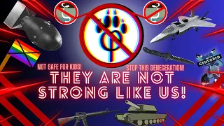 THEY ARE NOT STRONG LIKE US! || Anti Furry Edit ||