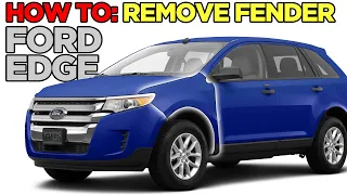 How to Remove: 2007-2014 Ford Edge Fender