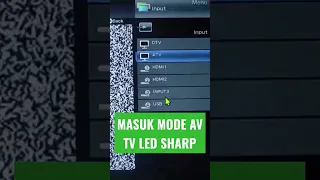 MASUK MODE AV TV SHARP
