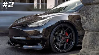 Tesla Model 3 TRANSFORMATION 2021 - Vorsteiner, Eibach, Vossen and more!