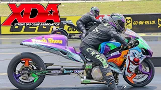 TOP 10 STREET BIKES AND DRAG BIKES MOTORCYCLE DRAG RACING! XDA RACING EXCITEMENT AT TOP IHRA TRACK!