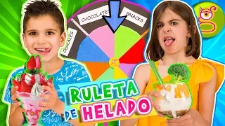 RULETA DE HELADO CHALLENGE - Helado Asqueroso Vs Delicioso