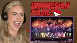 INDONESIAN ASIAN GAMES OPENING CEREMONY REACTION! (THE BEST EVER? - MIND BLOWN)