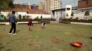 Pass through the Hoop race