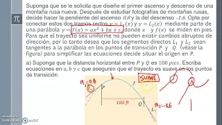 APLICACIÓN DE LA DERIVADA: CURVAS BÁSICAS DE EMPALME