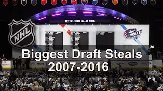 Biggest NHL Draft Steals From 2007-2016