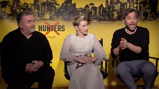 Josh Radnor, Saul Rubinek & Kate Mulvany Interview for HUNTERS (2020)