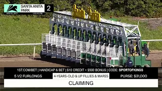 Santa Anita Park Carrera 2 - 30 de Enero 2021