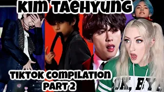 Taehyung BTS V Sexy Tiktok compilations 🔞🔞🔞 Part 2 (by Vee) REACTION! | THIRSTDAY #6