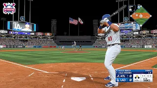 MLB The Show 23 Atlanta Braves vs Los Angeles Dodgers | Game #1 | Gameplay PS5 60fps HD