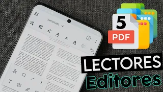 5 Mejores lectores y Editores de PDF para ANDROID (Gratuitos 2021 sin marca de agua)