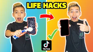 I Tested VIRAL TikTok LIFE HACKS! **THEY WORKED** (Part 4) | The Royalty Family