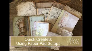 Quick Creates: Using Paper pad scraps