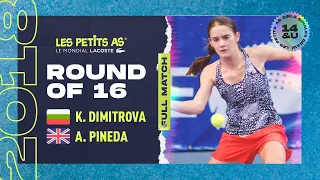 Les Petits As 2018 | Girls Round of 18 | Katerina Dimitrova vs. Andrea Pineda