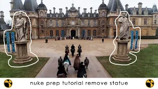 nuke prep tutorial | remove statue | object removal tutorial in nuke | The Spanish prinses