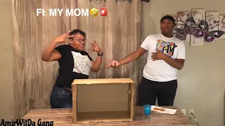 WHATS IN THE BOX CHALLENGE!?!?🧐 (Ft: My Mom)