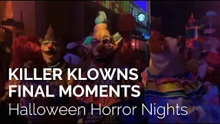 Killer Klowns from Outer Space final moments at Halloween Horror Nights 28