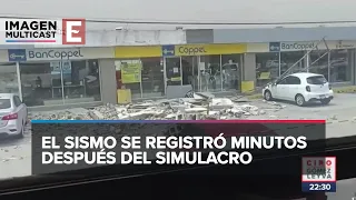 México recuerda víctimas de sismos de 1985 y 2017... con nuevo sismo