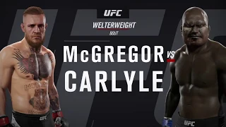 Conor McGregor vs. Max Carlyle (EA Sports UFC 2) - CPU vs. CPU - Crazy UFC 👊🤪