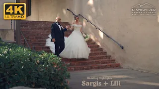 Sargis + Lili's Wedding 4K UHD Highlights at Grand hall st Leon Church and Caltech