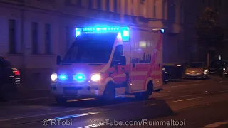 Leipzig German Red Cross EMS response compilation #8 - ambulances & doctor cars [GER | 2021]