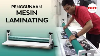 TUTORIAL PEMAKAIAN MESIN LAMINATING