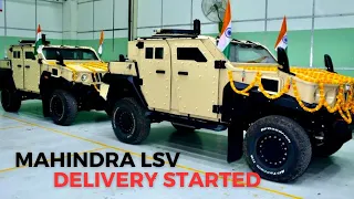 Mahindra Started the delivery of 1300 LSV vehicles.