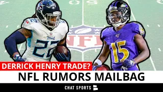 NFL Rumors Mailbag: Marquise Brown Retiring? Derrick Henry Trade Idea & Chris Godwin To Giants?
