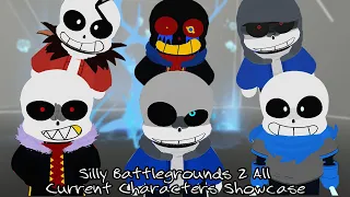 VERY COOL AND FUN UNDERTALE GAME!!! Silly Battlegrounds 2 All Current Characters Showcase