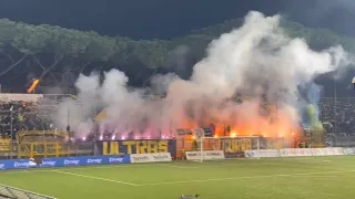 Tifo e pyroshow | Grande prestazione di stabiesi in casa contro Casertana [04/03/2024] , Serie C