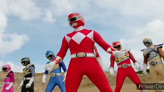 Power Rangers Beast Morphers - Grid Connection - Dino Rangers Team up Morph and Fight