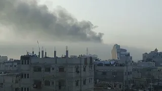 Smoke Rises Over Rafah as Israeli Operation Continues