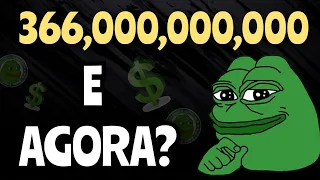 PEPE COIN - ESTÃO ENVIANDO TUDO PARA A BINANCE